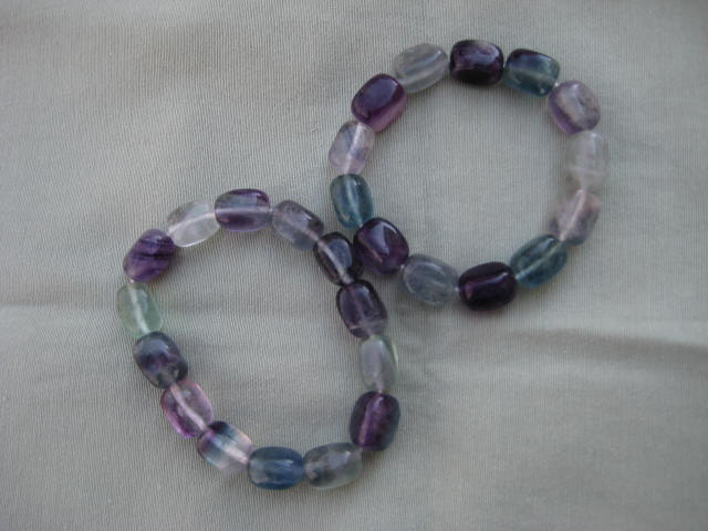 Fluorite Bracelets mental enhancement and clarity, improved decision making clearing the energy fields 2005